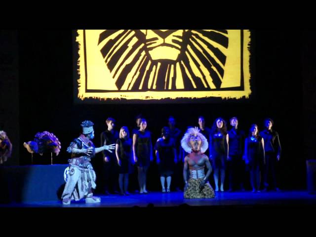 Lion King The Musical in Singapore (Simba, Rafiki u0026 Choir) | SUPERADRIANME.com class=