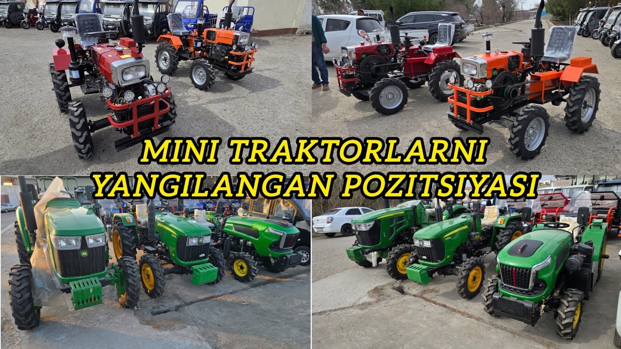 Бухоро, Мини Тракторларнинг Янгиланган Позициялари келди арзон ва оптим нархларда.