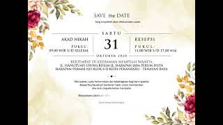 Video Wedding Invitation