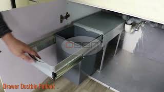 Drawer Waste Bin Pull-Out for Kitchen Cabinet by OBEN screenshot 3