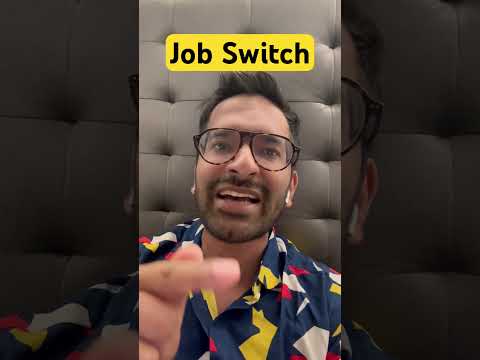 When to switch job??
