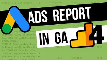 Google Ads Report in Google Analytics 4 (+ADD THE NAVIGATION)