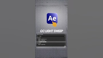 CC light sweep #edit #aftereffects #tutorial #videoediting