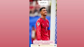 PAPELON LUSO. CR7 BOCHADO ¿DONDE ESTA? REACCION PORTUGAL 🇵🇹 1 CONGO 🇨🇩 1