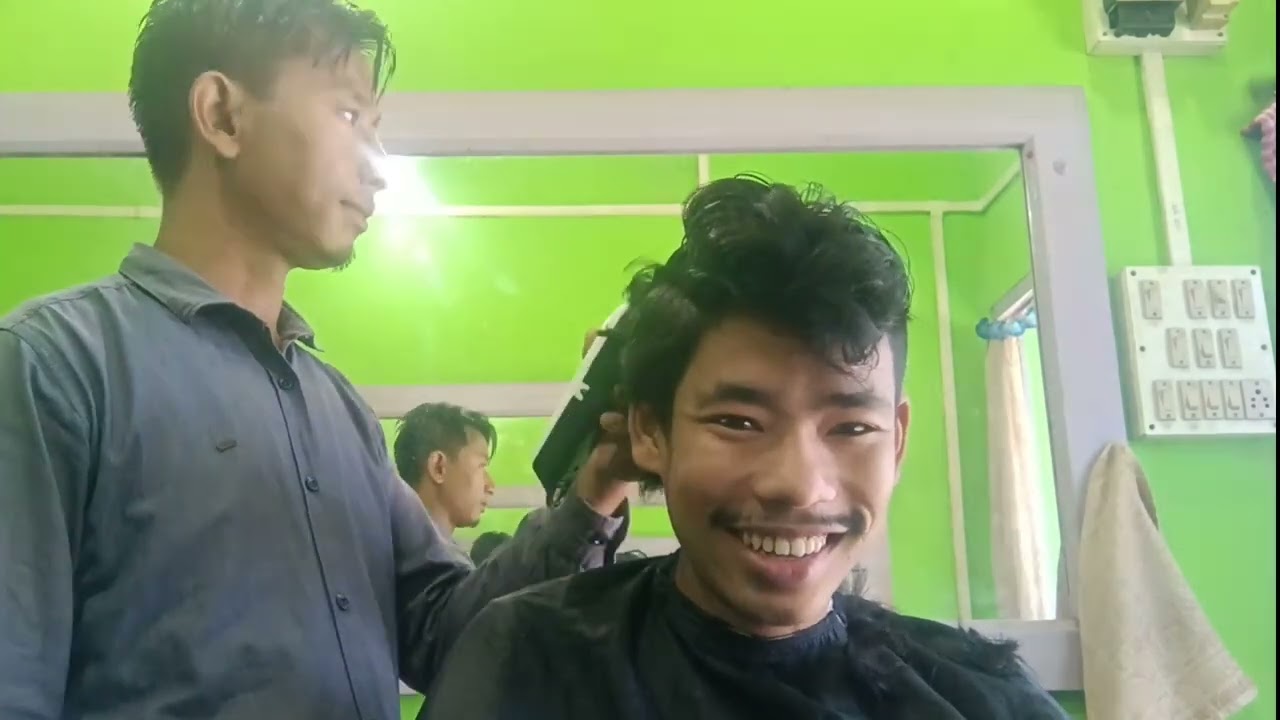 Best hair cutting salon in Baganpara YouTube