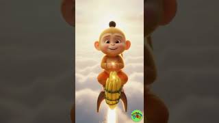 Hanuman Banana Rocket | Funny Kids Cartoon Song #babyhanuman  #kidssong  #hindirhyme  #BananaRocket