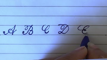 Aa Bb Cc Dd | Cursive Letter Writing | how to write English letter atoz in cursive | cursive #atoz