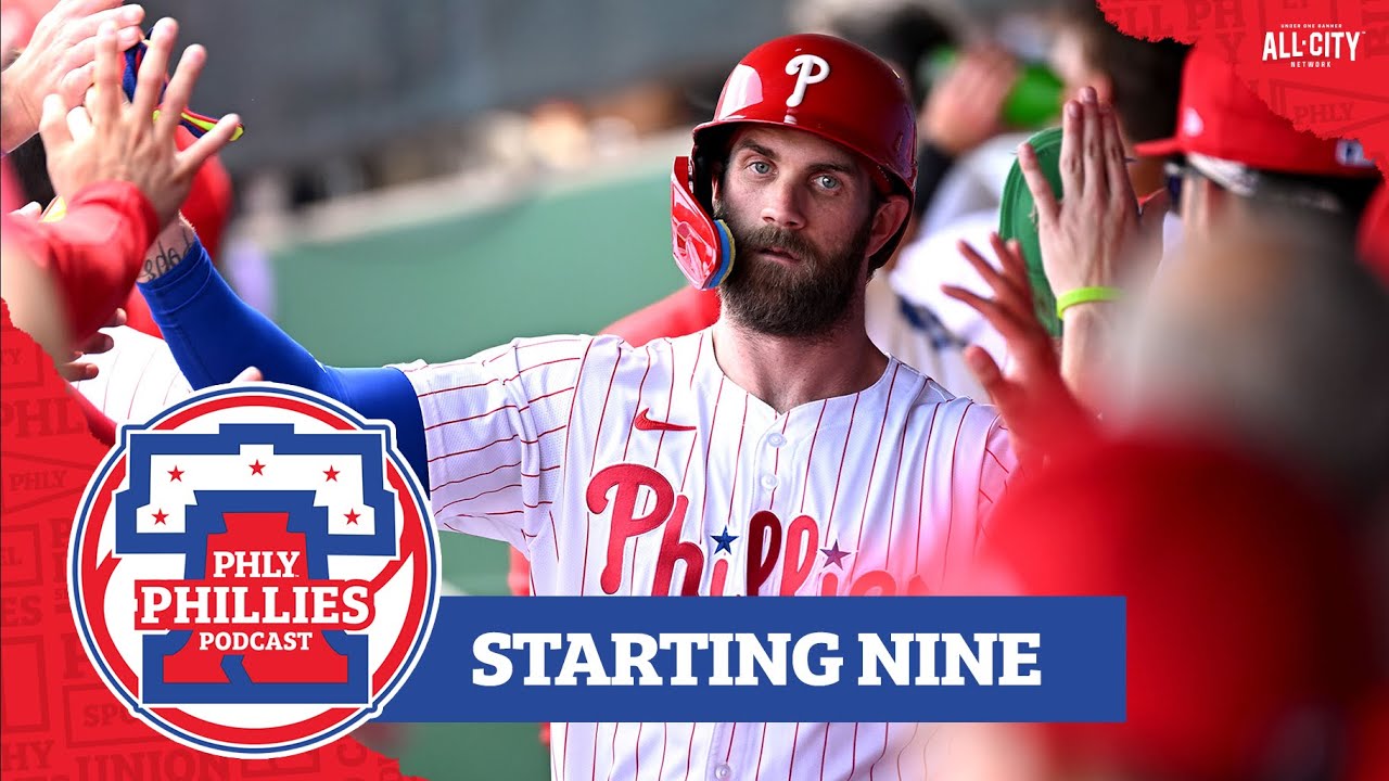 Bryce Harper, the Phillies opening day starting lineup. Shohei Ohtani