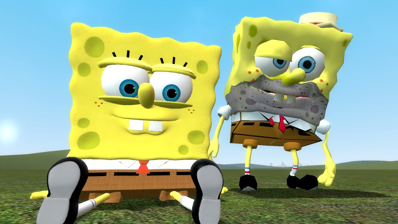 Spongebob vs. Spongebob Garry's Mod. Cursed Spongebob. Tall Garry Spongebob. Vs Spongebob Parodies v3.