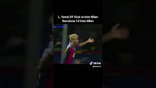 @FCBarcelona vs @inter @Lamine_yamal2004 marque un magnifique but screenshot 3