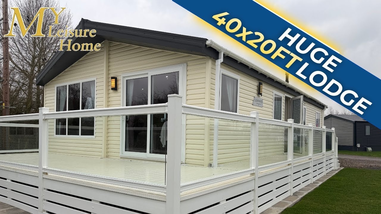 Осмотрите потрясающий коттедж Willerby Clearwater Lodge размером 40x20 футов с двумя спальнями и ...