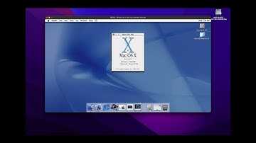 Brief demo of Mac OS X 10.0 Cheetah on MacBook Air M1 (emulated using QEMU)
