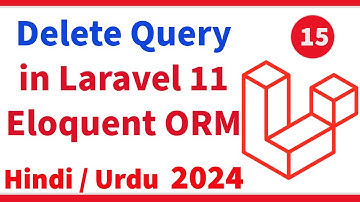 Delete Query in Laravel using Eloquent ORM | Explained in Hindi | Laravel 11| Riysat | Tutorial #15