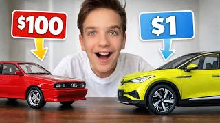 Mark’s diecast cars collection $1 to $100 1:64 vs 1:18 + trunk surprises