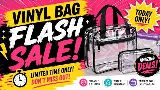 Vinyl Bag Flash Sale!