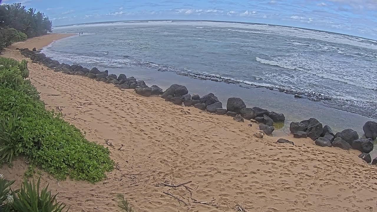 LIVE Kauai Beach Cam | Hanalei Colony Resort | Hawaii Ocean View