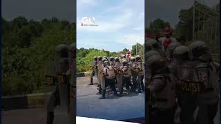 Polres Karimun Simulasi Penanganan Darurat di PLTU Sebatak