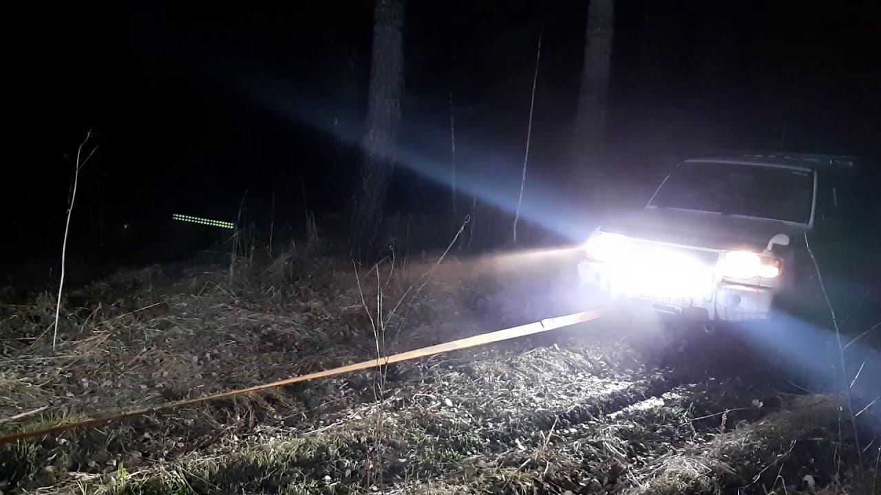 Патрол на фбел тащит паджеро на 33 - YouTube