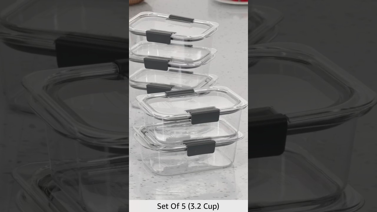 Rubbermaid Brilliance Food Storage Containers | Top 10 Amazon Products 