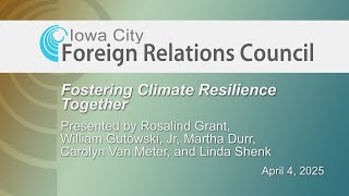 ICFRC - Fostering Climate Resilience Together