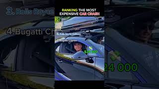 The most expensive car accidents🏎️ part 2 #shorts #car #crash #ranking