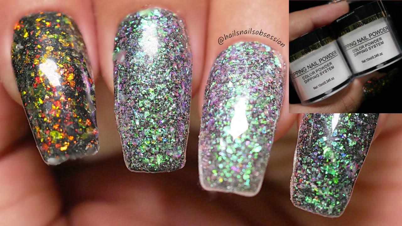 HOW TO APPLY DIP POWDER FOR BEGINNERS ( LIKE ME) WITH BORNPRETTY DIP