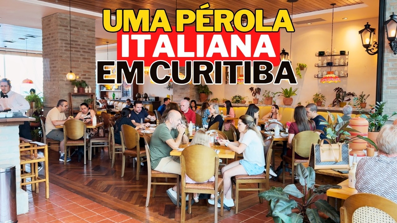 DESCOBRIMOS UM DOS MELHORES RESTAURANTES ITALIANOS DE CURITIBA 