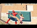 GTA 5 Epic Ragdolls | Spider-Man vs Beach Girl Jumps/Fails ep.93 (Euphoria physics)