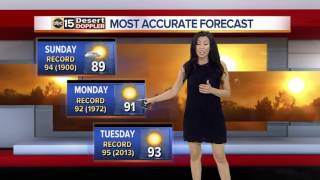 Toasty day in Phoenix as we kick off record watch