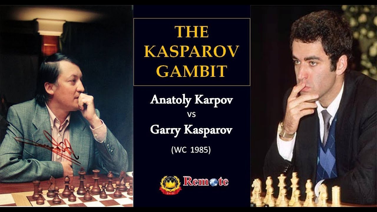 Kasparov with karpov