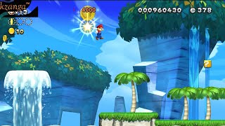 New Super Mario Bros. U · Sparkling Waters (mundo 3)