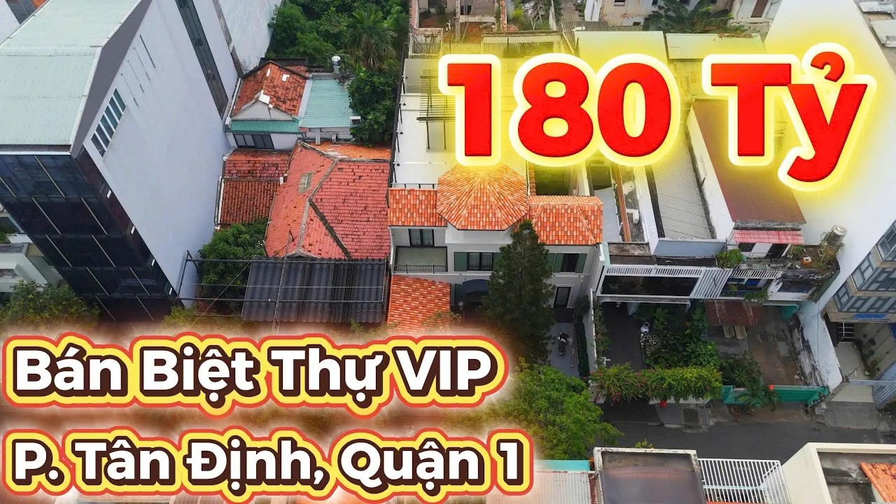 CHỈ 166 TỶ CHO 1 CĂN BIỆT THỰ QUẬN 1. 1.000M2. MỚI XÂY 100%