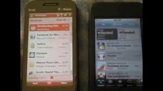 I take a quick look at the iTunes App store And WinMo Market place screenshot 3