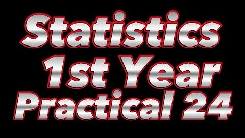 IQRA STATISTICS lCS PART-l PRACTICAL 24 by Success Tips