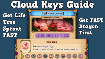 Merge Dragons •  Red Rose Event 2021 Cloud Key Guide ☆ Tips & Tricks ☆ Part 2