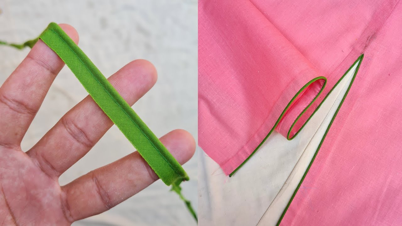 Kurti Chaak या Slits पर PIPING लगाने का सबसे आसान तरीका | Kurti Chaak Me Piping Kaise Lagaye