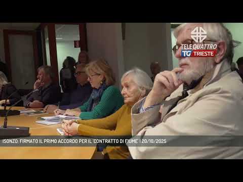 ISONZO: FIRMATO IL PRIMO ACCORDO PER IL 'CONTRATTO DI FIUME' | 20/10/2025