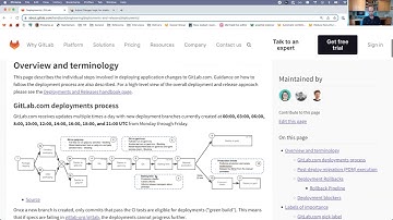 GitLab Deployments and Releases - A high level overview