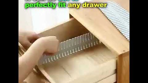 DIY Adjustable Drawer Organizer
