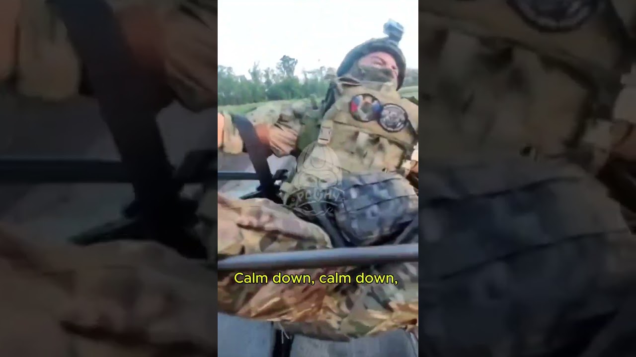 A combat biker pulled off a spectacular stunt