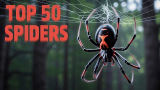 The Arachnid Expert's Guide to the 50 Most Unique Spiders | with voice, picture & video