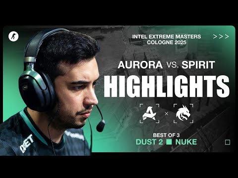 Aurora vs. Team Spirit | Highlights | IEM Cologne 2025
