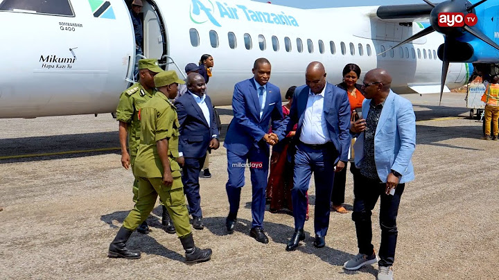 VIDEO: TAZAMA SIRRO ALIVYOTUA KIGOMA KUANZA KAZI RASMI YA UKUU WA MKOA