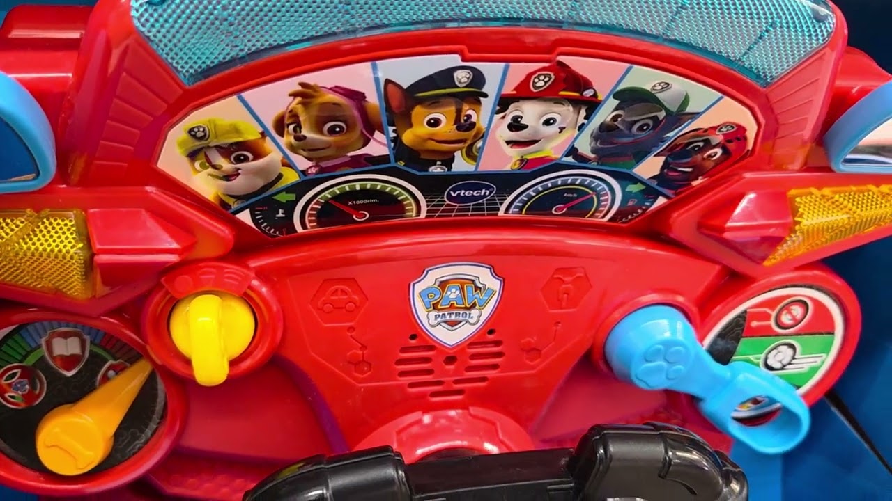 VTech Paw Patrol Fire truck and ATV dashboard demo