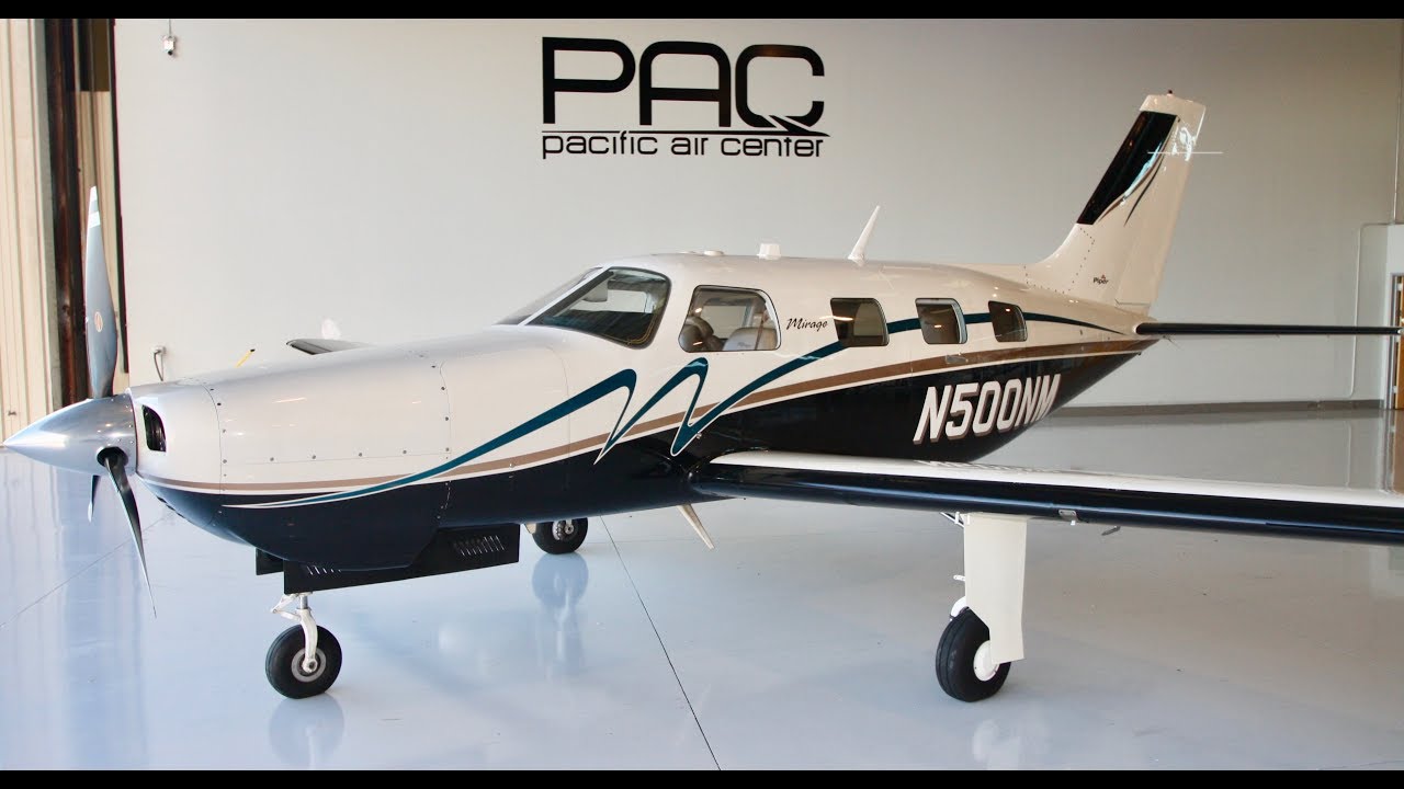 3 2011 Piper PA 46-350P Mirage Flying Review - YouTube