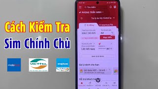 Cách Kiểm Tra SIM Chính Chủ Viettel Nhanh Nhất 2025 screenshot 2