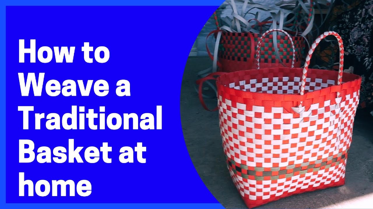 How to weave traditional basket at home YouTube