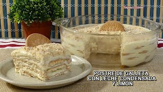 FABULOSO POSTRE DE GALLETA CON LECHE CONDENSADA Y LIMÓN solo 4 Ingredientes sin cocinar nada by Temperos e Sabores 178,443 views 1 month ago 10 minutes, 32 seconds