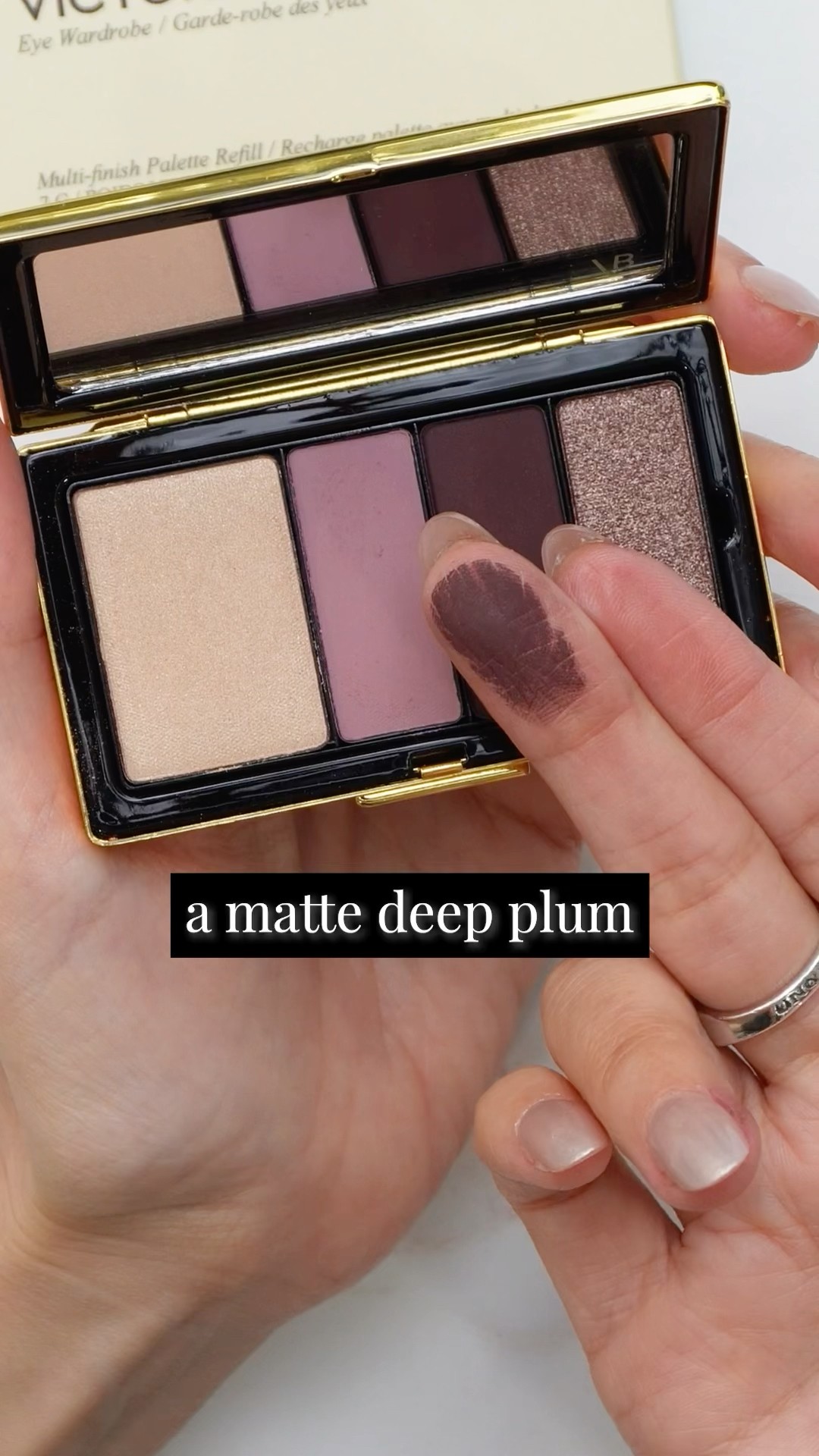 Victoria Beckham ORCHID Palette swatches! - YouTube