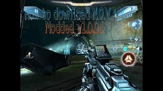 How to download N.O.V.A 3 mod apk v1.0.0d and obb data file successfully